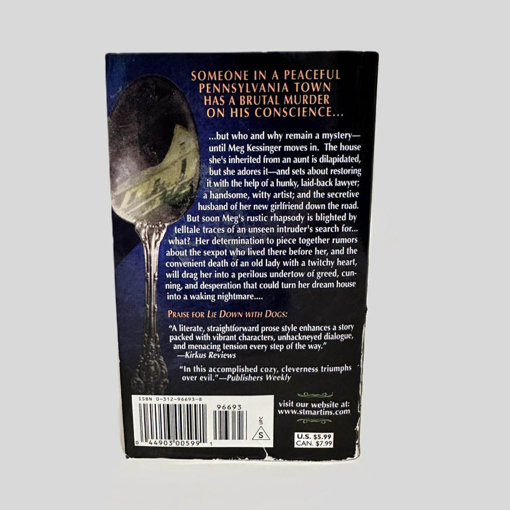Back cover view of A House By The Side Of The Road by Jan Gleiter centered on a neutral light gray background. Back cover shows chipping along the bottom.