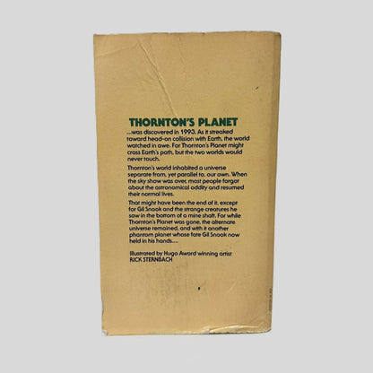 Back cover view of A Wreath of Stars by Bob Shaw centered on a neutral light gray background. Creasing and chipping present.
