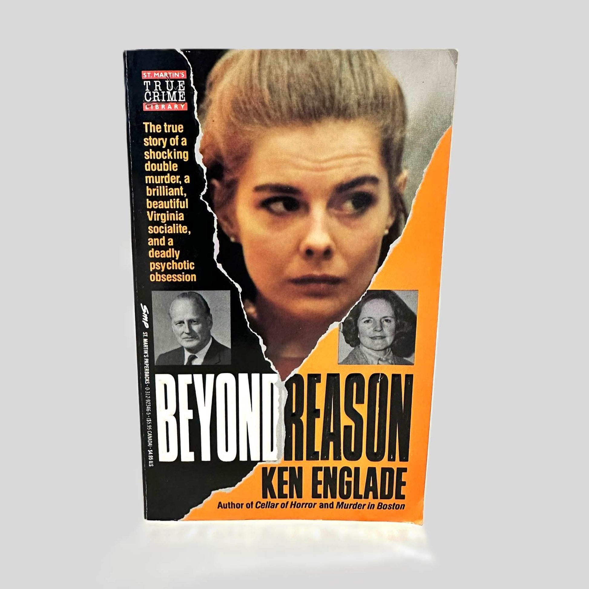 Front cover view of Beyond Reason by Ken Englade centered on a neutral light gray background. 