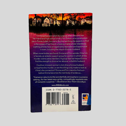 Back cover view of Body of Evidence by Stella Cameron centered on a neutral light gray background. 