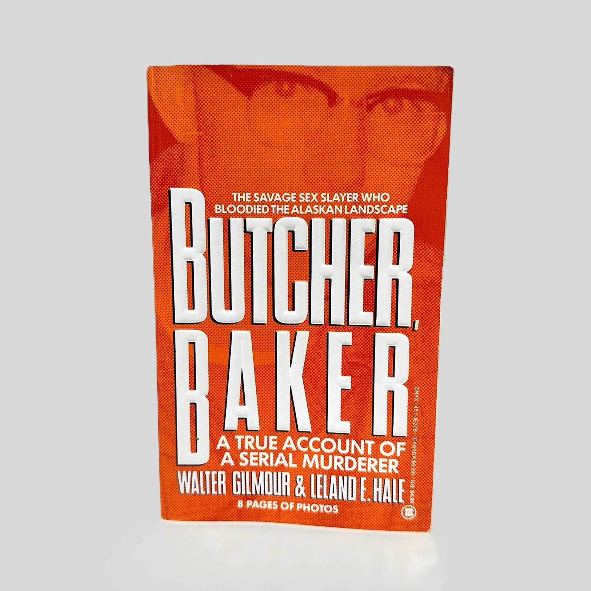 Front cover view of Butcher, Baker by Walter Gilmour & Leland E. Hale centered on a neutral light gray background. 