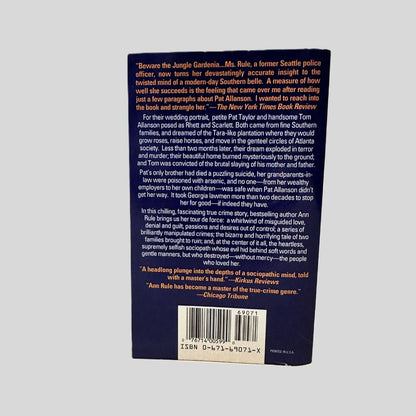 Back cover view of Everything She Ever Wanted by Ann Rule centered on a neutral light gray background. 