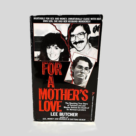 Front cover view of For a Mother's Love by Lee Butcher centered on a neutral light gray background. 