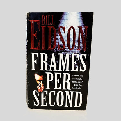 Front cover view of Frames Per Second by Bill Eidson centered on a neutral light gray background. 
