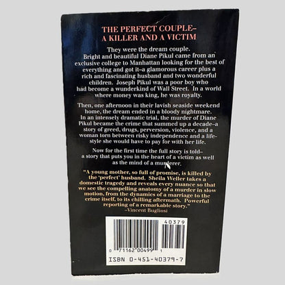 Back cover view of Marrying the Hangman by Sheila Weller centered on a neutral light gray background. 