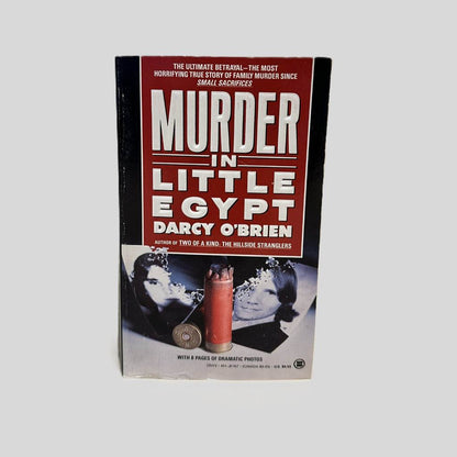 Front cover view of Murder in Little Egypt by Darcy O'Brien centered on a neutral light gray background.