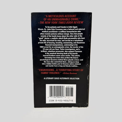 Back cover view of Murder in Little Egypt by Darcy O'Brien centered on a neutral light gray background.