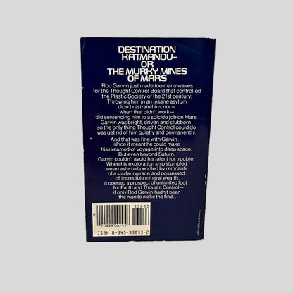 Back cover view of Operation Misfit by E. Hoffmann Price centered on a neutral light gray background. Minor chipping around the edges from normal wear and age.