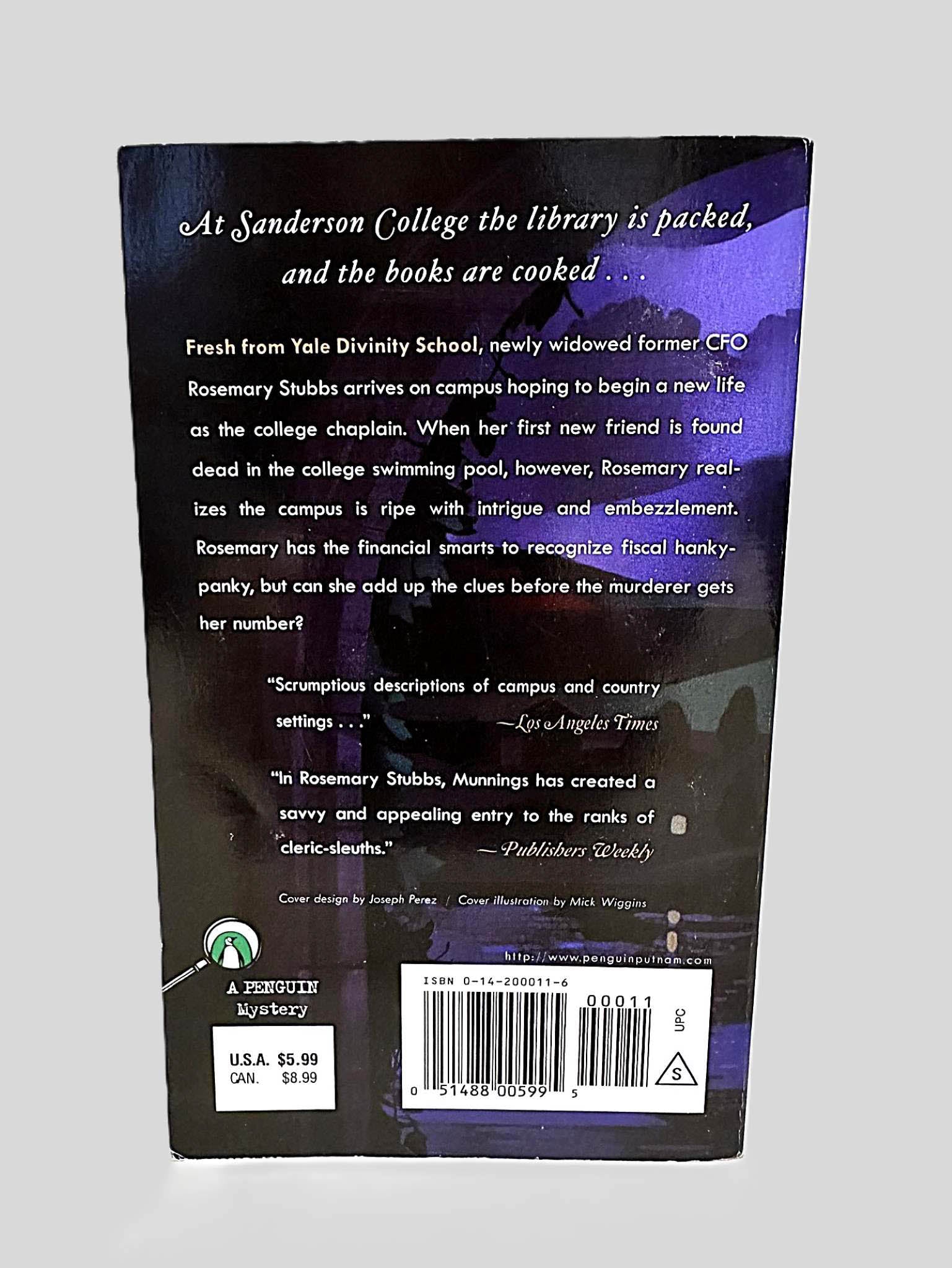Back cover view of Overnight Float by Clare Munnings centered on a neutral light gray background. 
