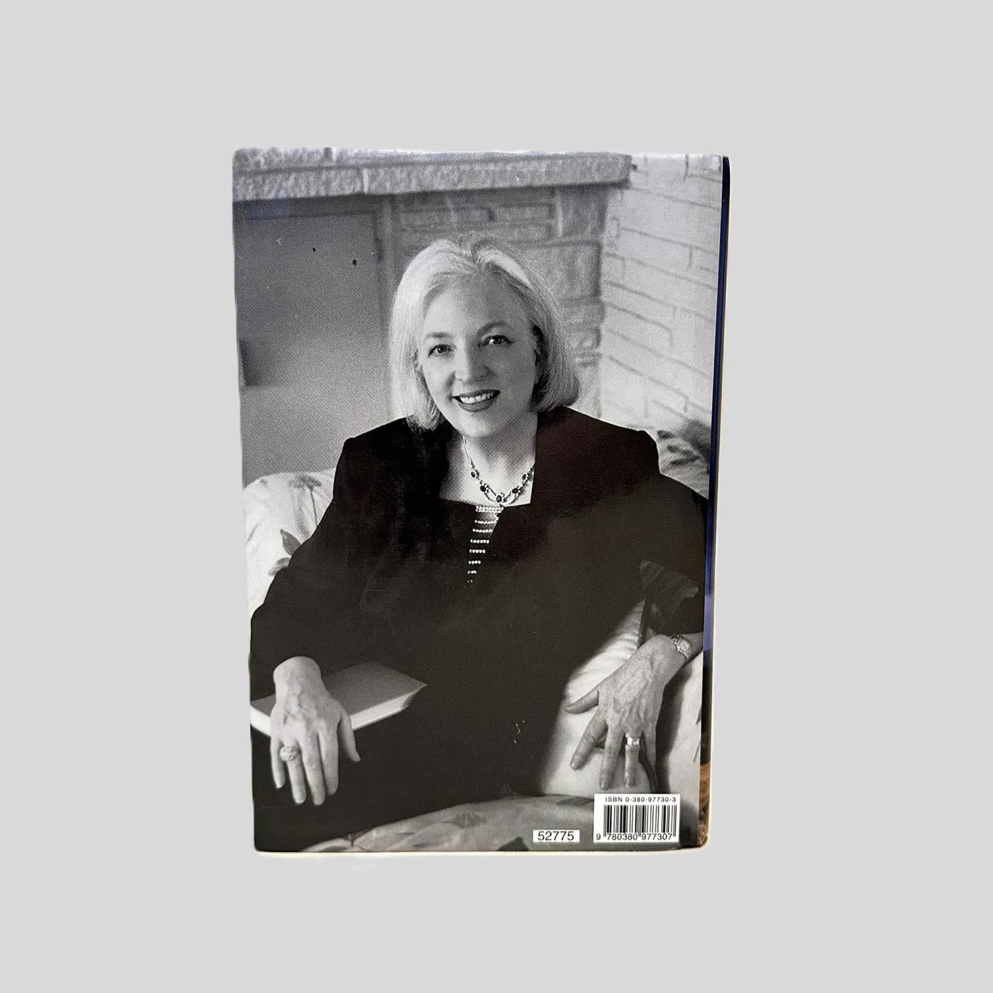 Back cover view of Partner in Crime by J.A. Jance centered on a neutral light gray background. Dust jacket is present and undamaged. 