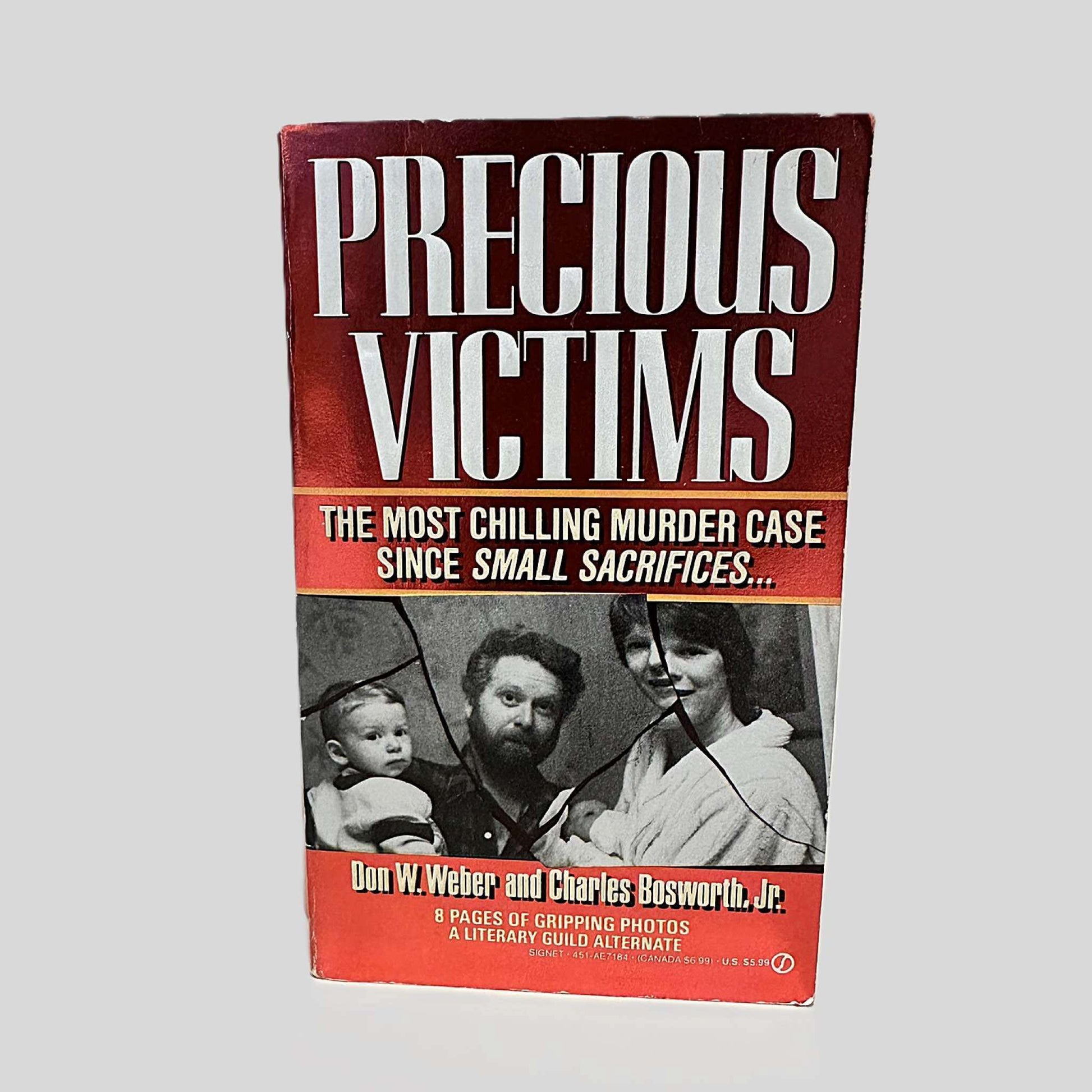 Front cover view of Precious Victims by Don W. Weber & Charles Bosworth, Jr. centered on a neutral light gray background. 