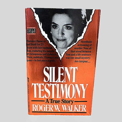 Front cover view of Silent Testimony by Roger W. Walker centered on a neutral light gray background.