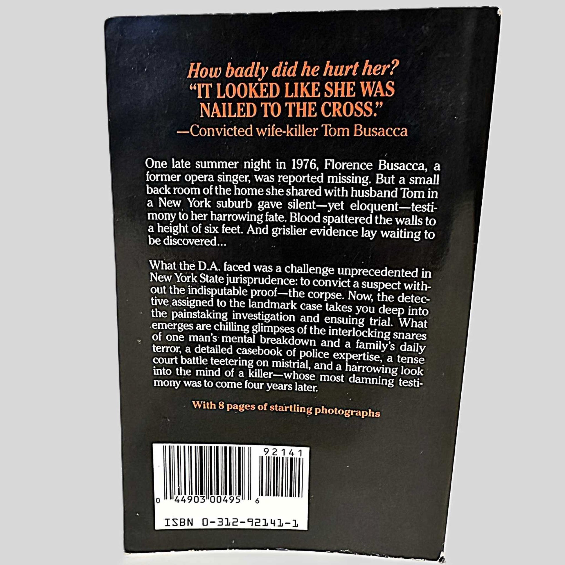 Back cover view of Silent Testimony by Roger W. Walker centered on a neutral light gray background. 