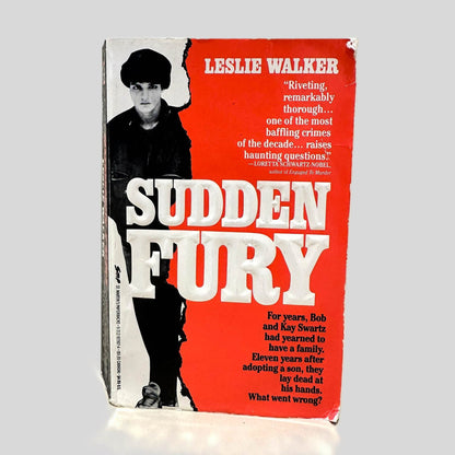 Front cover view of Sudden Fury by Leslie Walker centered on a neutral light gray background. 