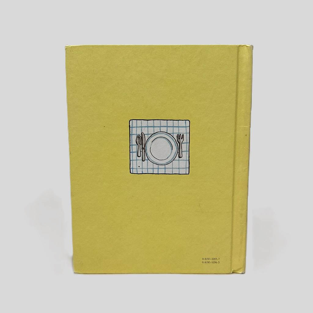 Back cover view of The Ghost in Dobbs Diner by Robert Alley centered on a neutral light gray background. Bumping is present on the corners.
