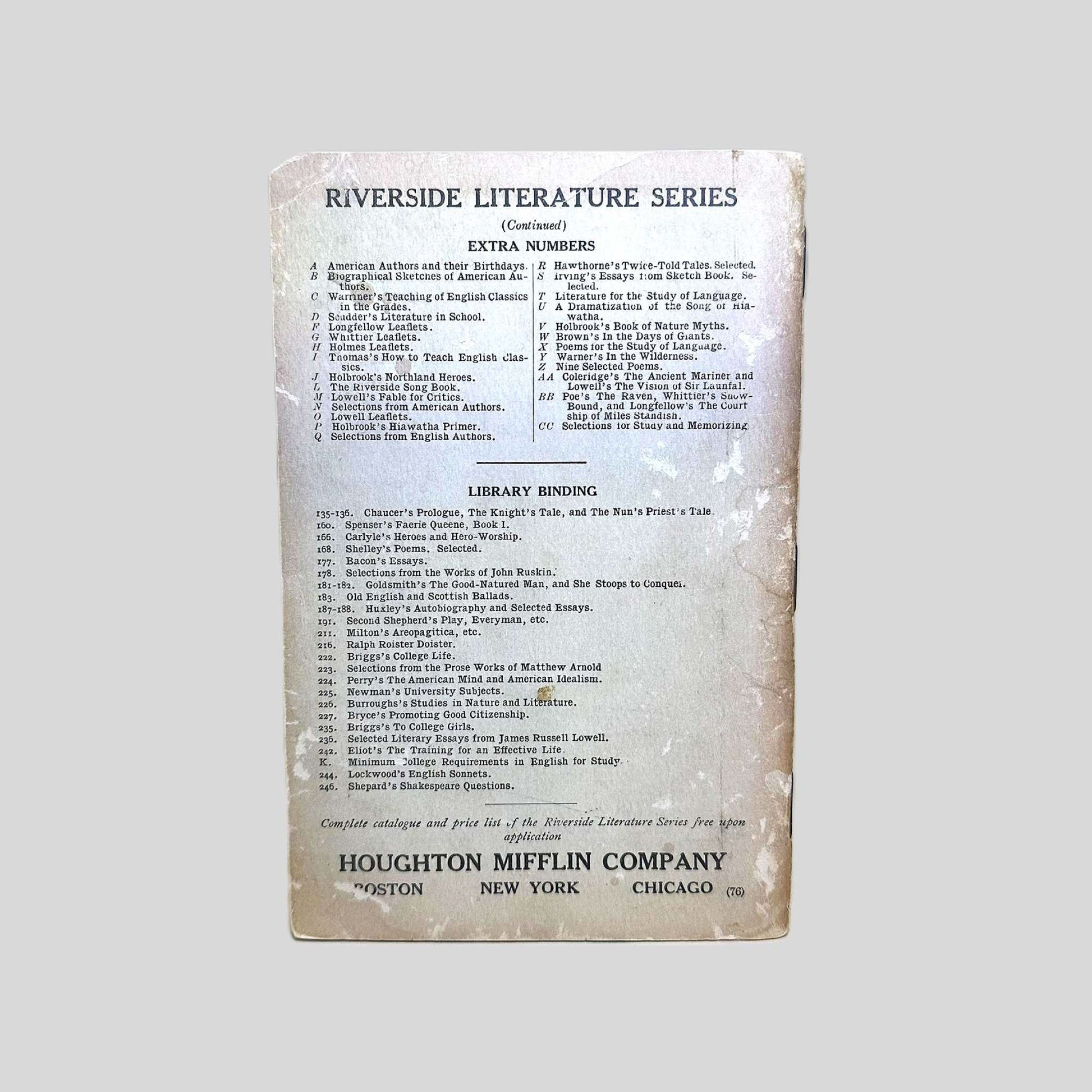 Back cover view of The Rape of the Lock by Alexander Pope centered on a neutral light gray background. 