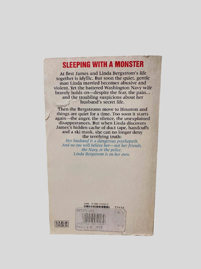 Back cover view of The Rapist's Wife by Kathryn Casey centered on a neutral light gray background. 