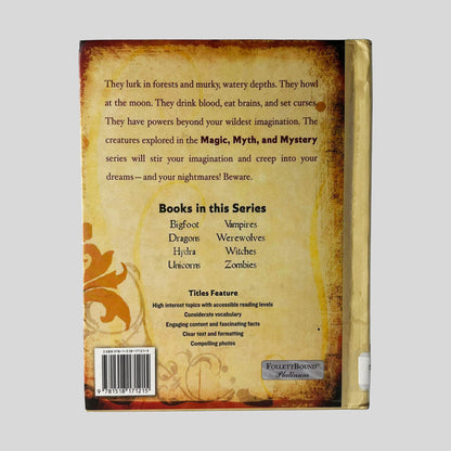 Back cover view of Unicorns by Virginia Loh Hagan centered on a neutral light gray background. Top spine edge shows bumping.