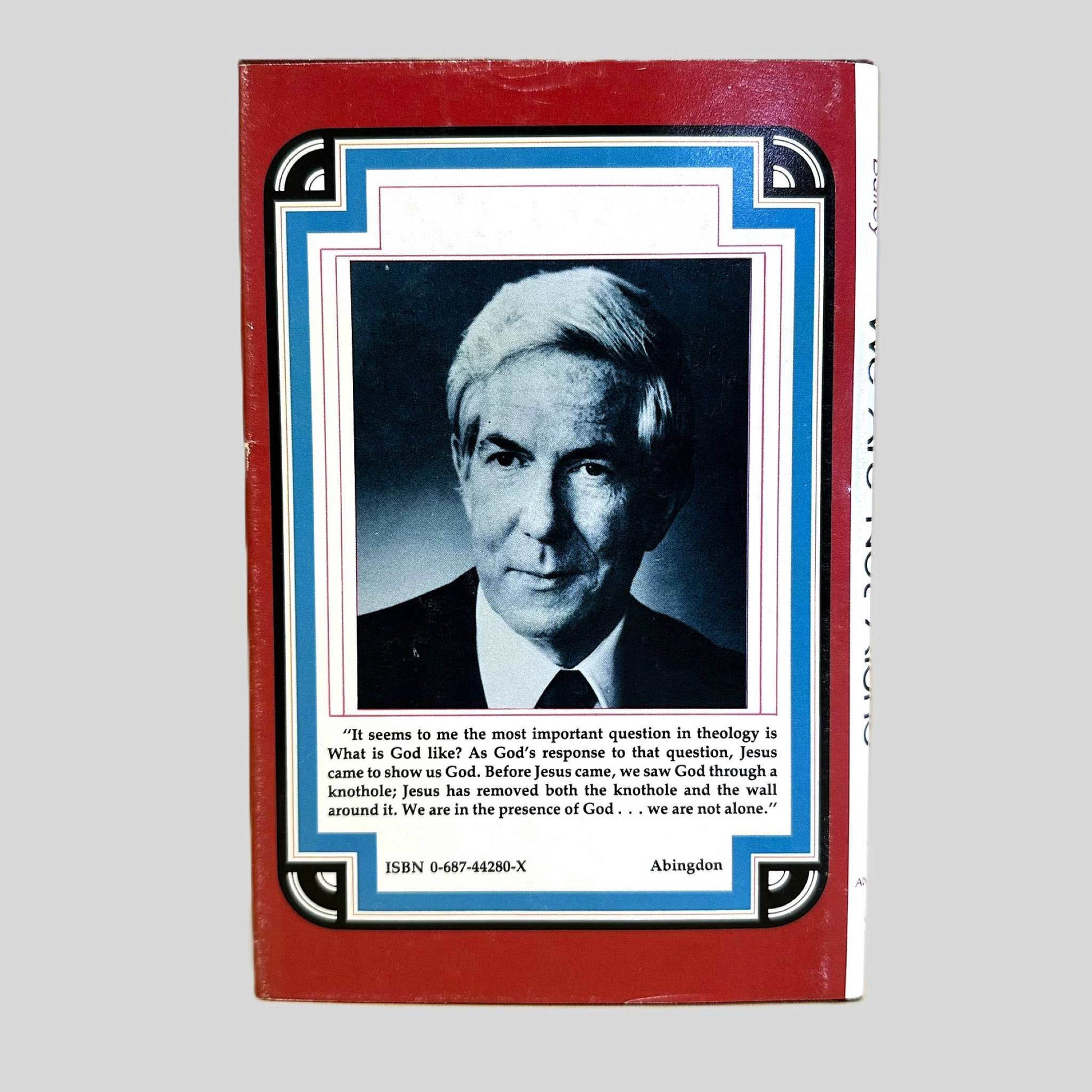 Back cover view of We Are Not Alone by Barry Bailey centered on a neutral light gray background. Dust jacket is present. Normal wear and rubbing around the edges of the jacket. Coloring is vibrant.