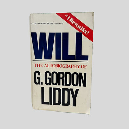 Front cover view of Will by G. Gordon Liddy centered on a neutral light gray background. 