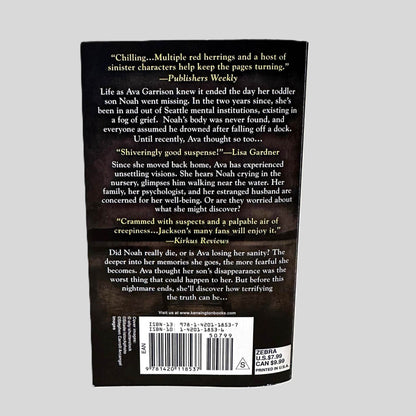 Back cover view of You Don't Want To Know by Lisa Jackson centered on a neutral light gray background. 