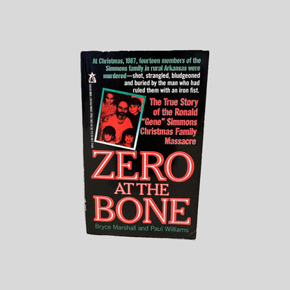 Front cover view of Zero at the Bone by Marshall and Williams centered on a neutral light gray background. 
