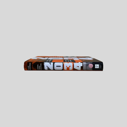 Spine of the 2034 hardcover by Elliot Ackerman and James Stavridis. Displays the title and authors in vertical orange and black lettering against a white background. The visual confirms the book's Very Good condition with a tight, uncreased binding.