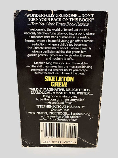 Skeleton Crew by Stephen King - Back Cover