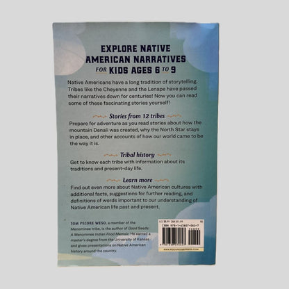 Native American Stories for Kids - Back Cover