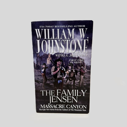 Massacre Canyon by William W. Johnstone - Fehmerling Books