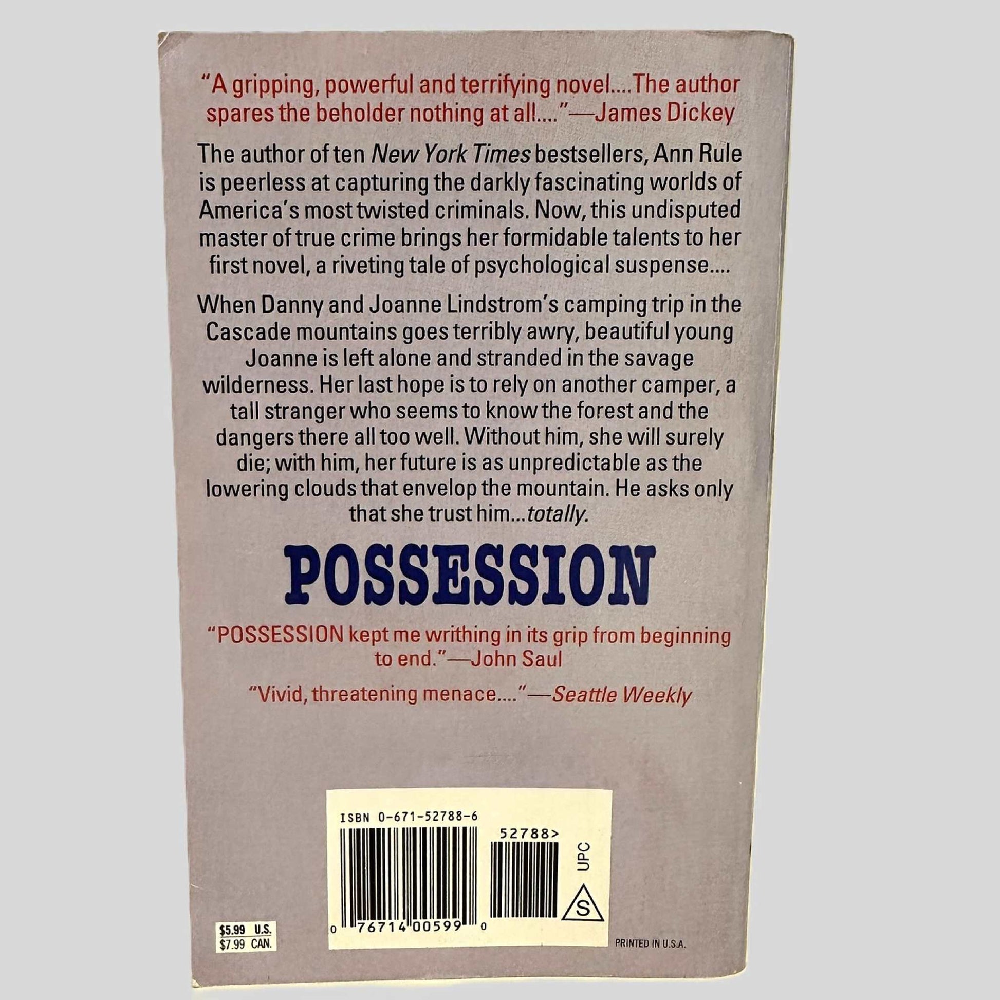 Possession by Ann Rule - Fehmerling Books