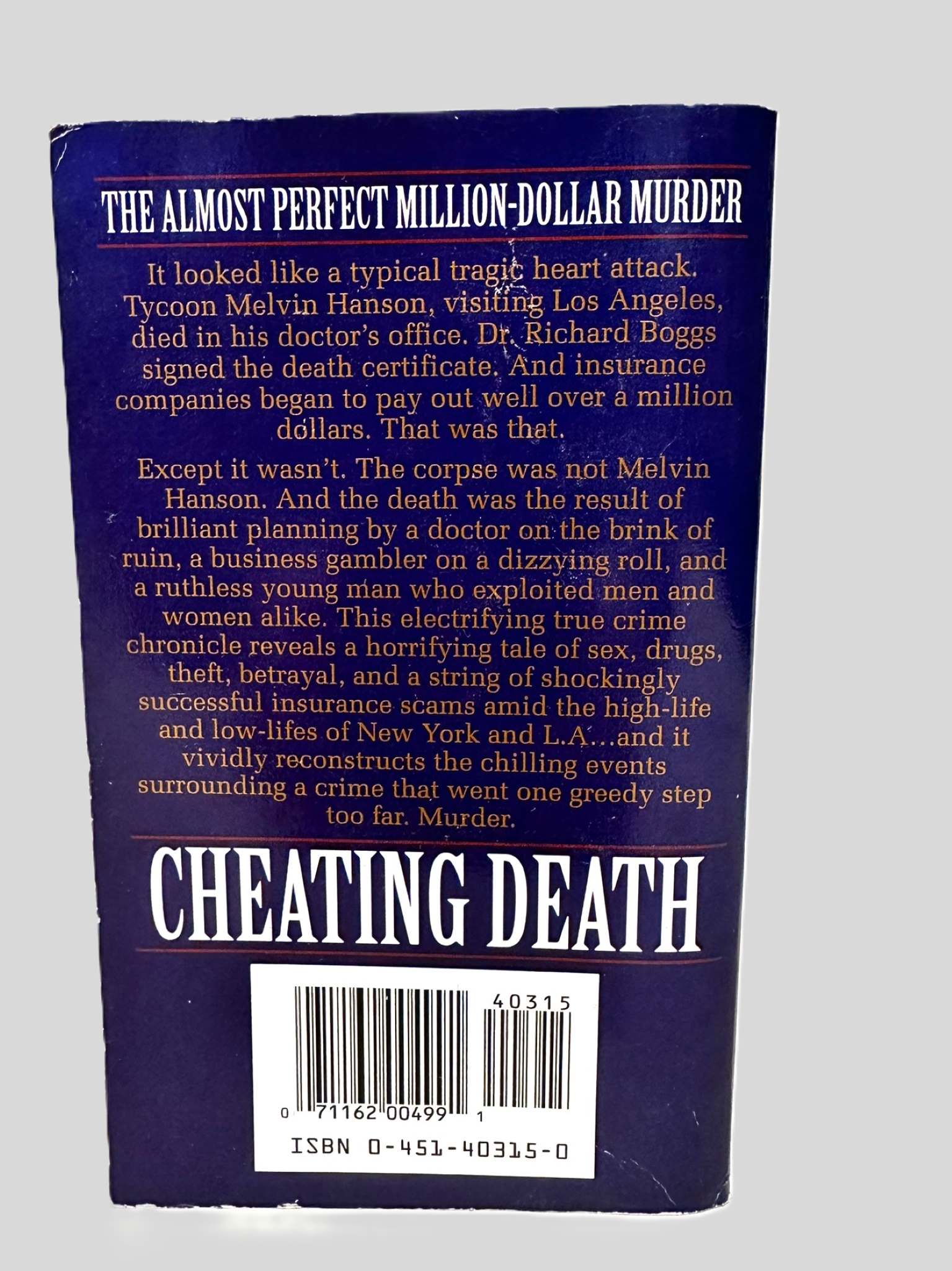 Cheating Death by Edwin Chen - Fehmerling Books