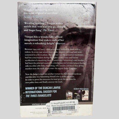 Wash This Blood Clean from My Hand Fred Vargas - Fehmerling Books