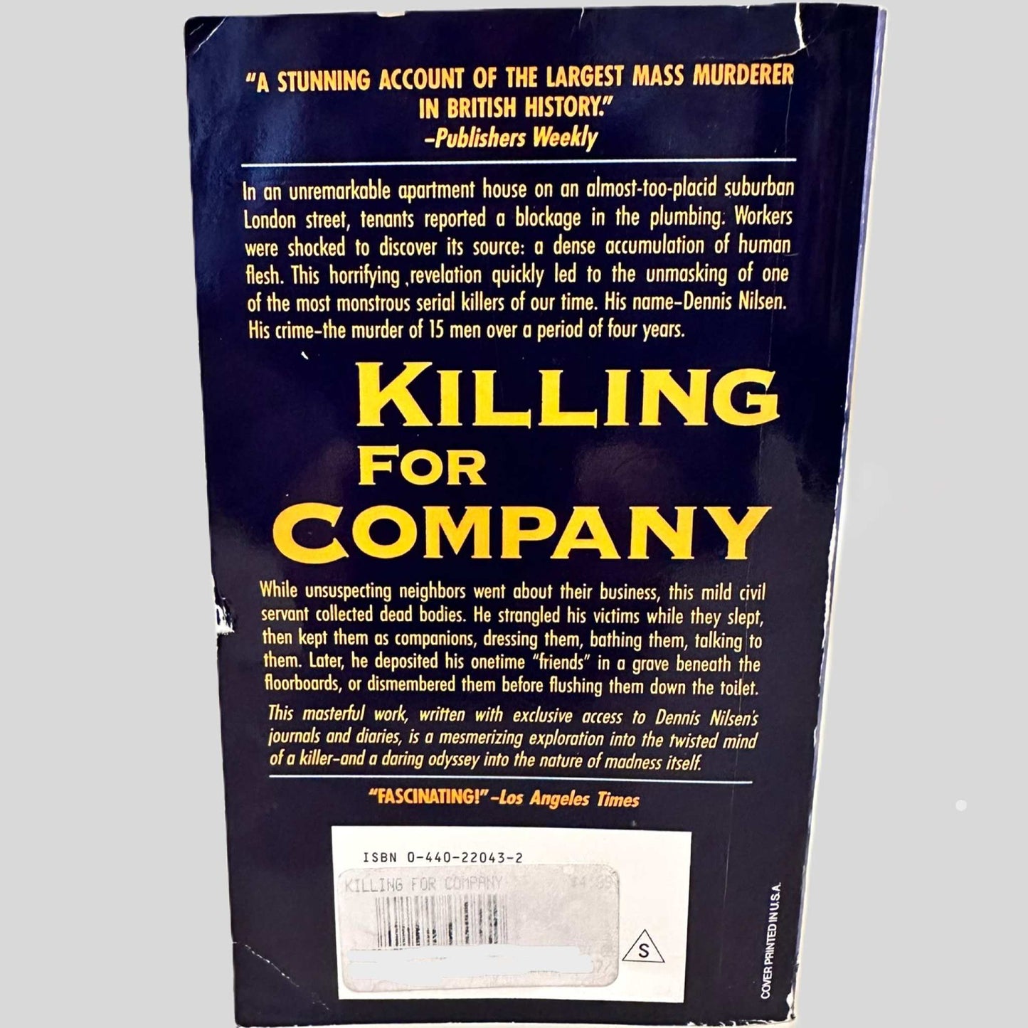 Killing for Company by Brian Masters