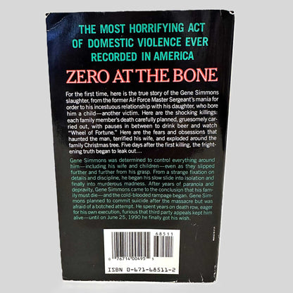 Zero at the Bone by Bryce Marshall & Paul Williams