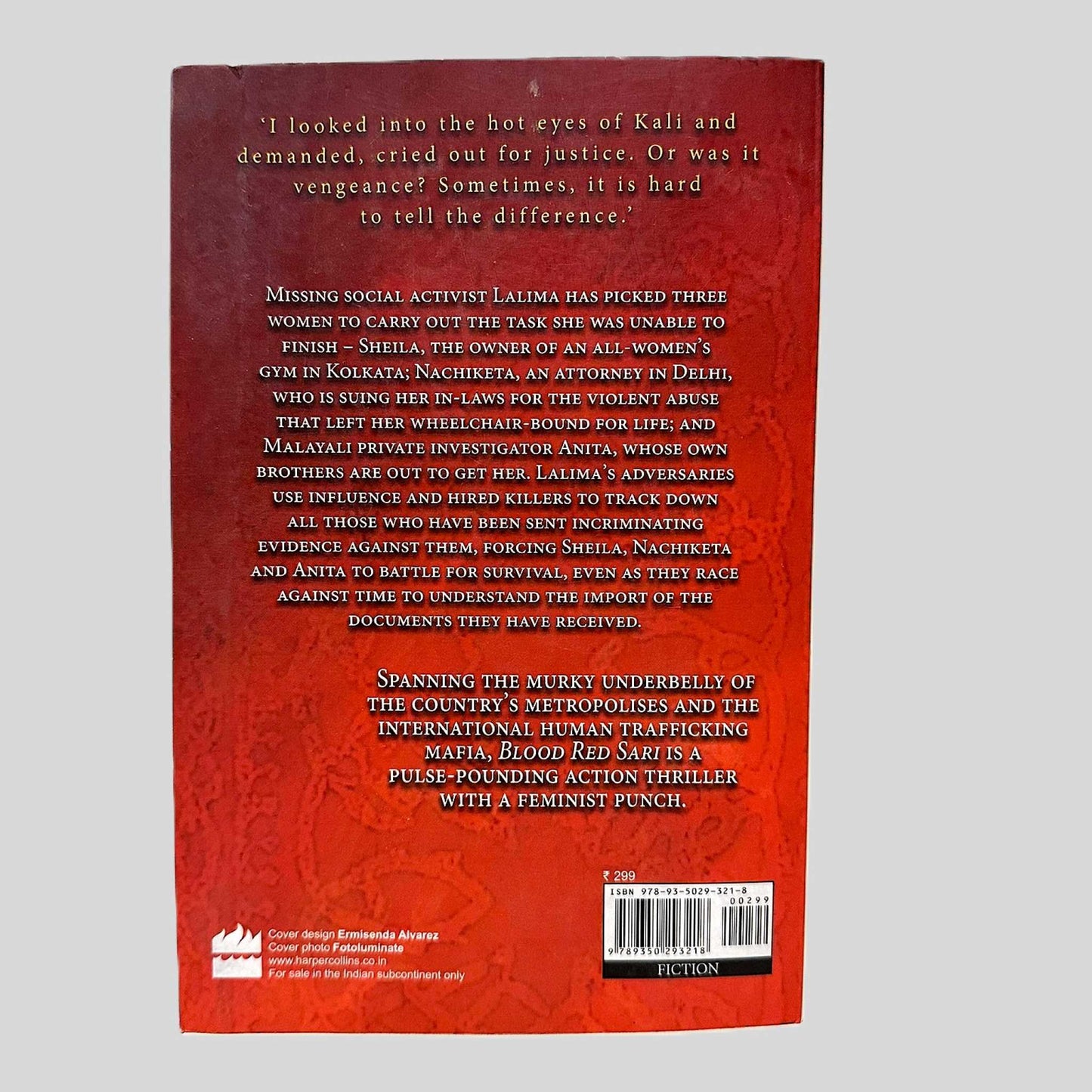 Blood Red Sari by Ashok Banker - Fehmerling Books