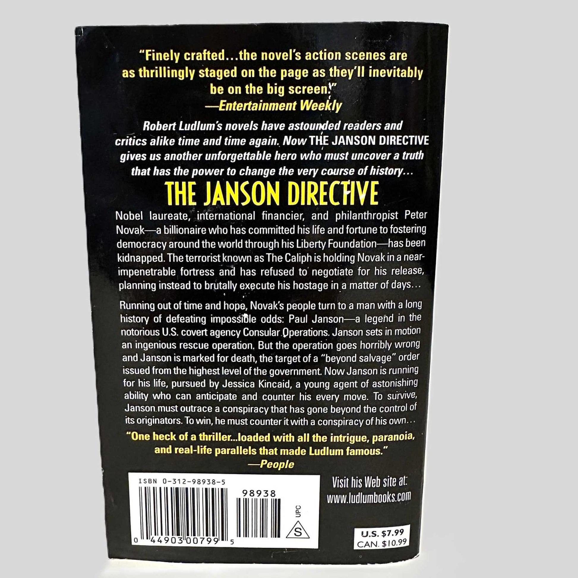 The Janson Directive by Robert Ludlum - Fehmerling Books