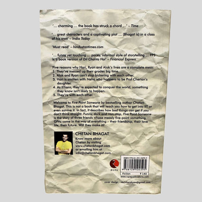 Five Point Someone by Chetan Bhagat - Fehmerling Books