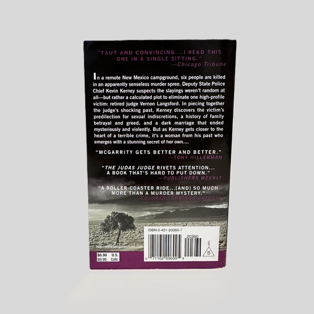 The Judas Judge by Michael McGarrity - Fehmerling Books