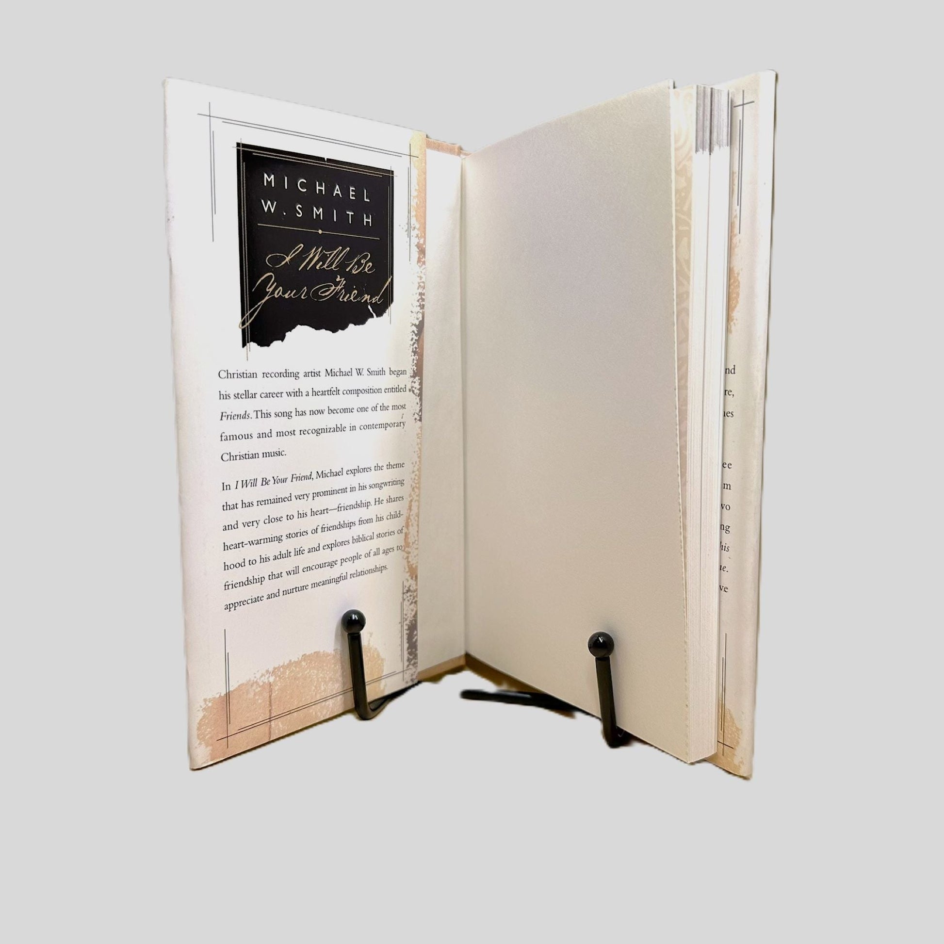 I Will Be Your Friend by Michael W. Smith - Book Spine