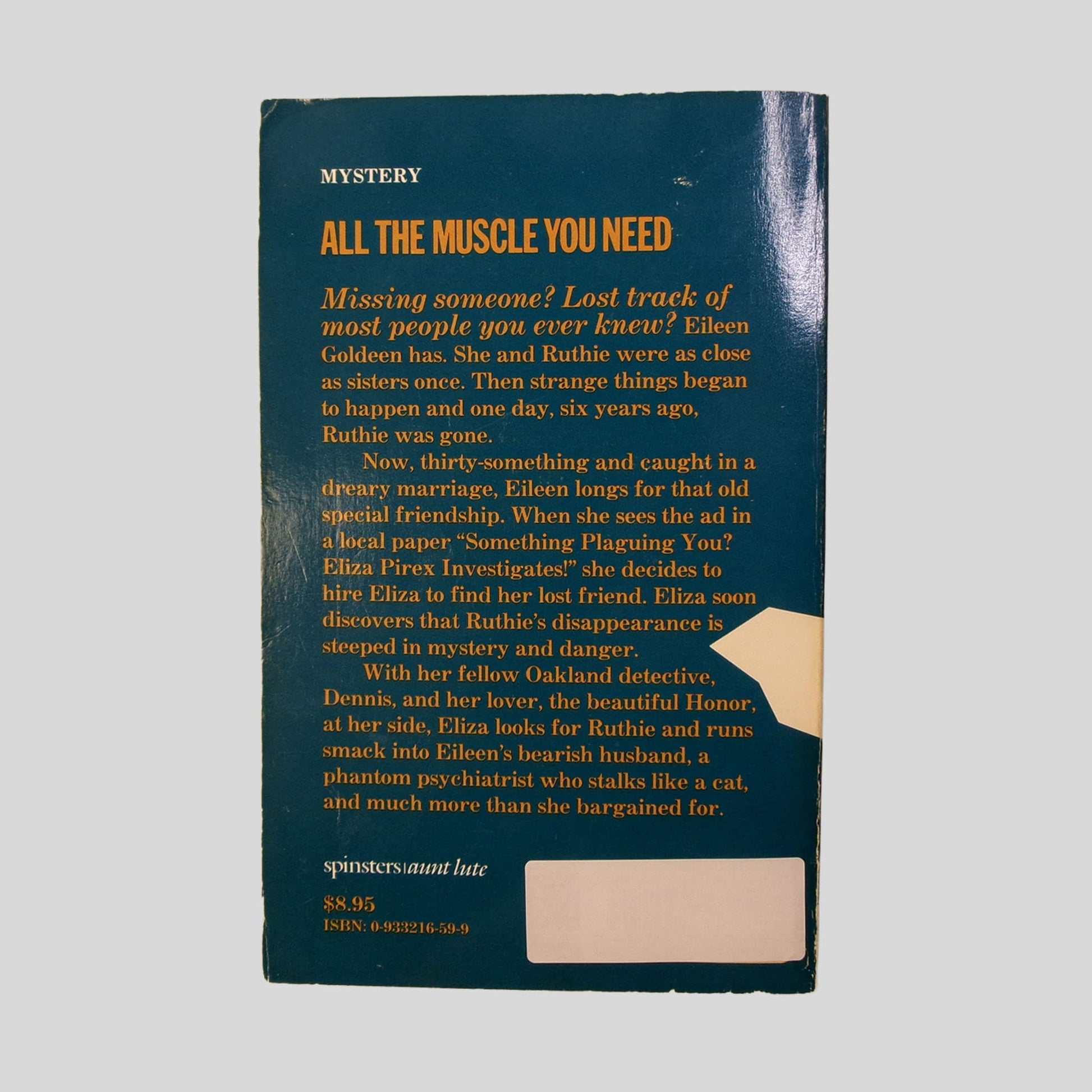 All The Muscle You Need by Diana Mcrae - Back Cover - Fehmerling Books