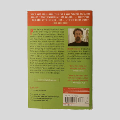 A Nail Through The Heart by Timothy Hallinan - Back Cover - Fehmerling Books