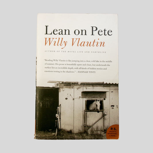 Lean On Pete by Willy Vlautin - Front Cover - Fehmerling Books