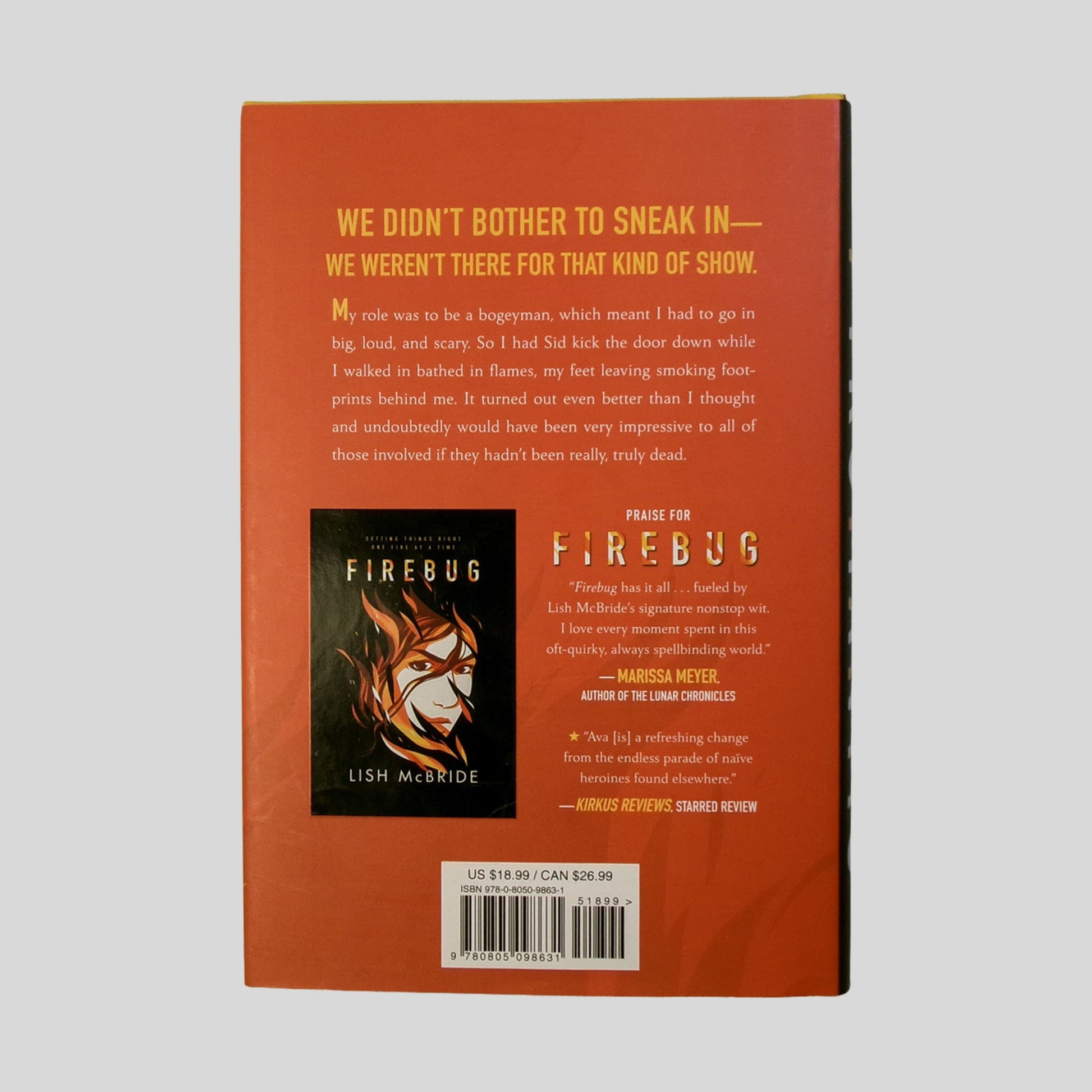 Pyromantic by Lish Mcbride - Back Cover - Fehmerling Books