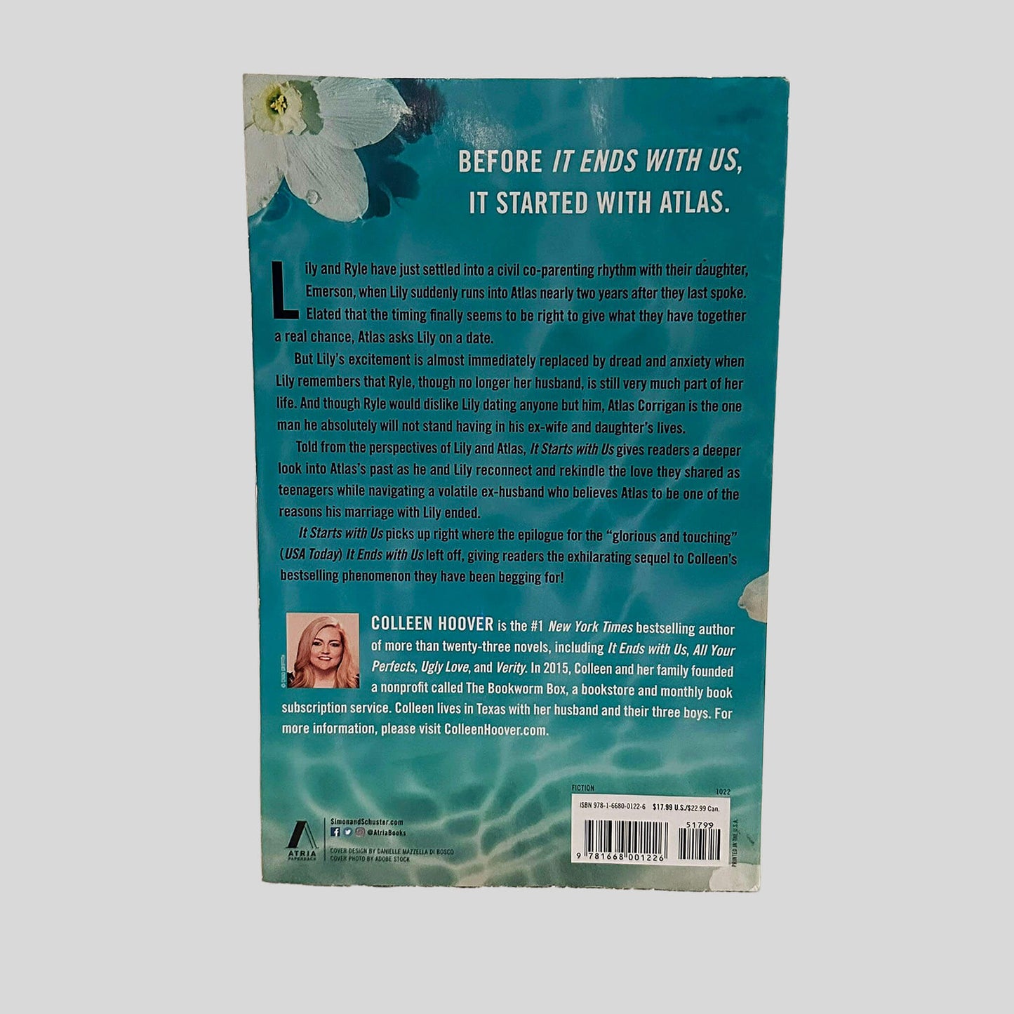 It Starts With Us by Colleen Hoover - Back Cover - Fehmerling Books