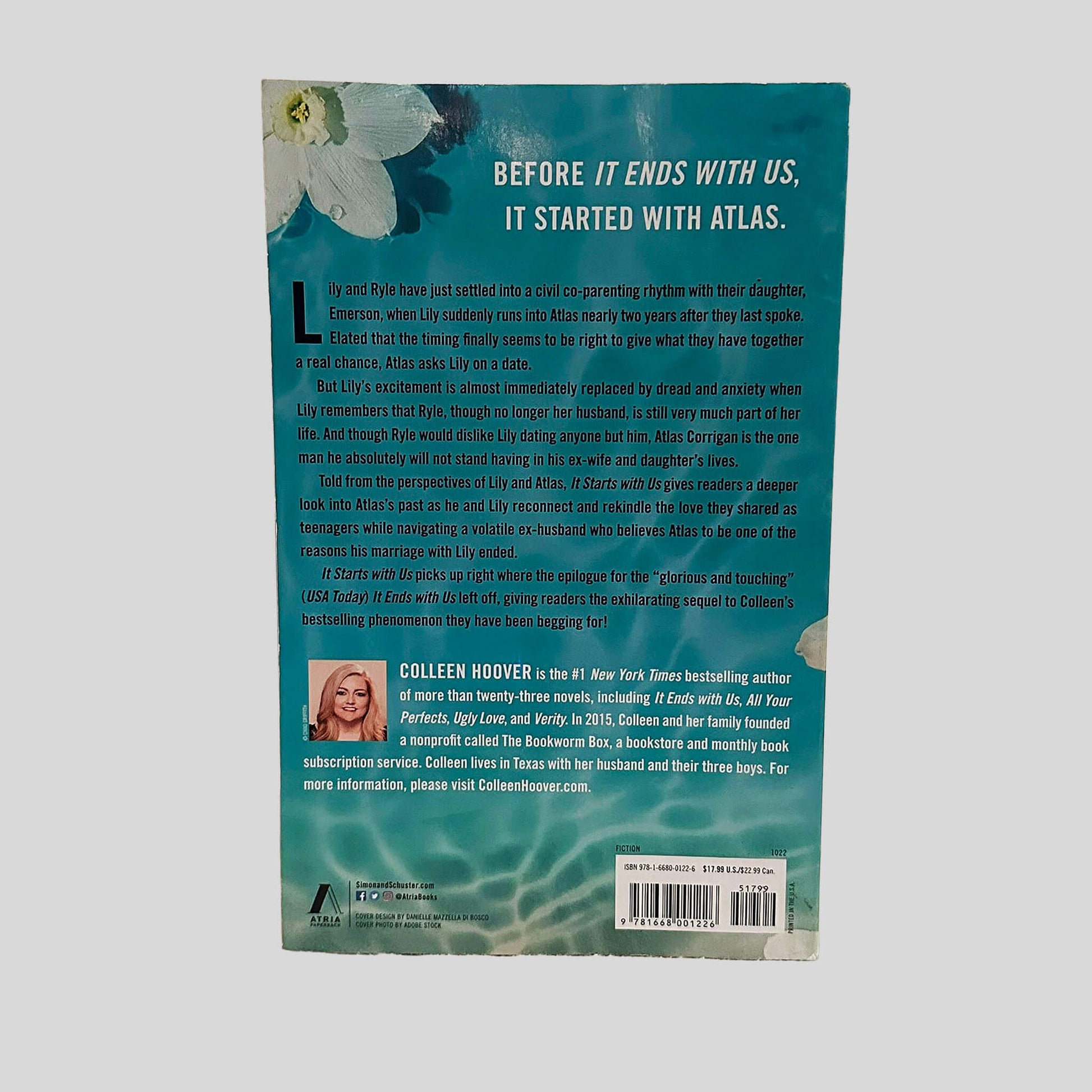 It Starts With Us by Colleen Hoover - Back Cover - Fehmerling Books