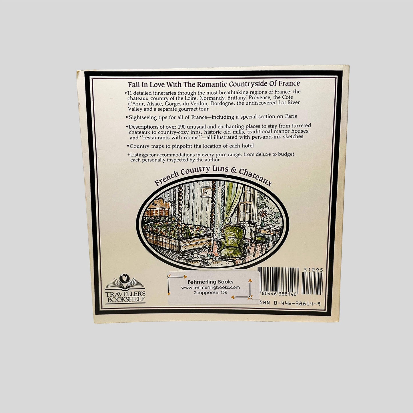 Karen Brown's French Country Inns & Chateaux, Revised Fifth Edition - Back Cover - Fehmerling Books