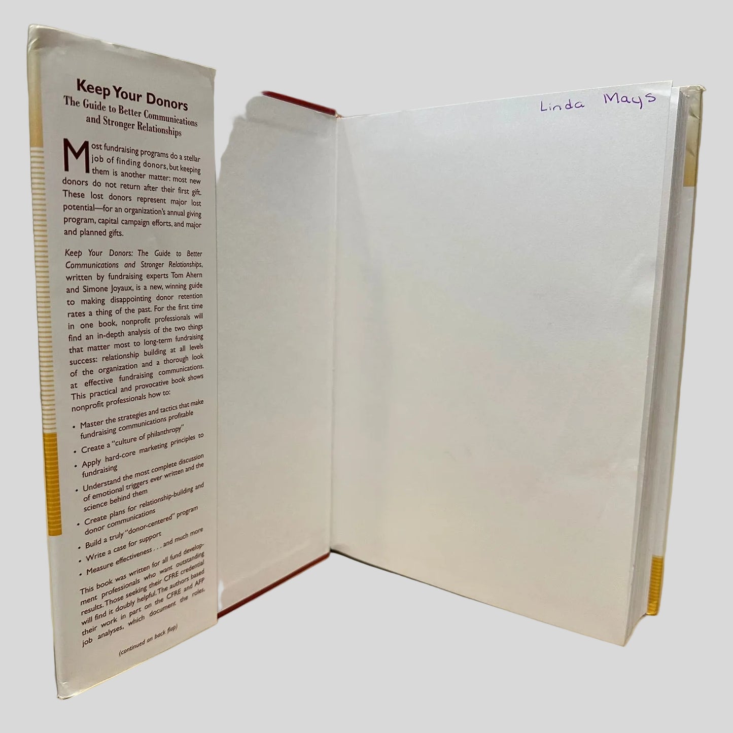 Keep Your Donors by Tom Ahern & Simone Joyaux