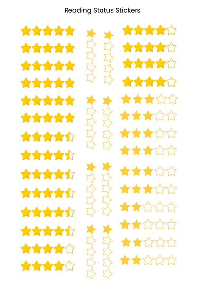 The Rose & Sage Sticker Pack | Printable Reading Status Stickers