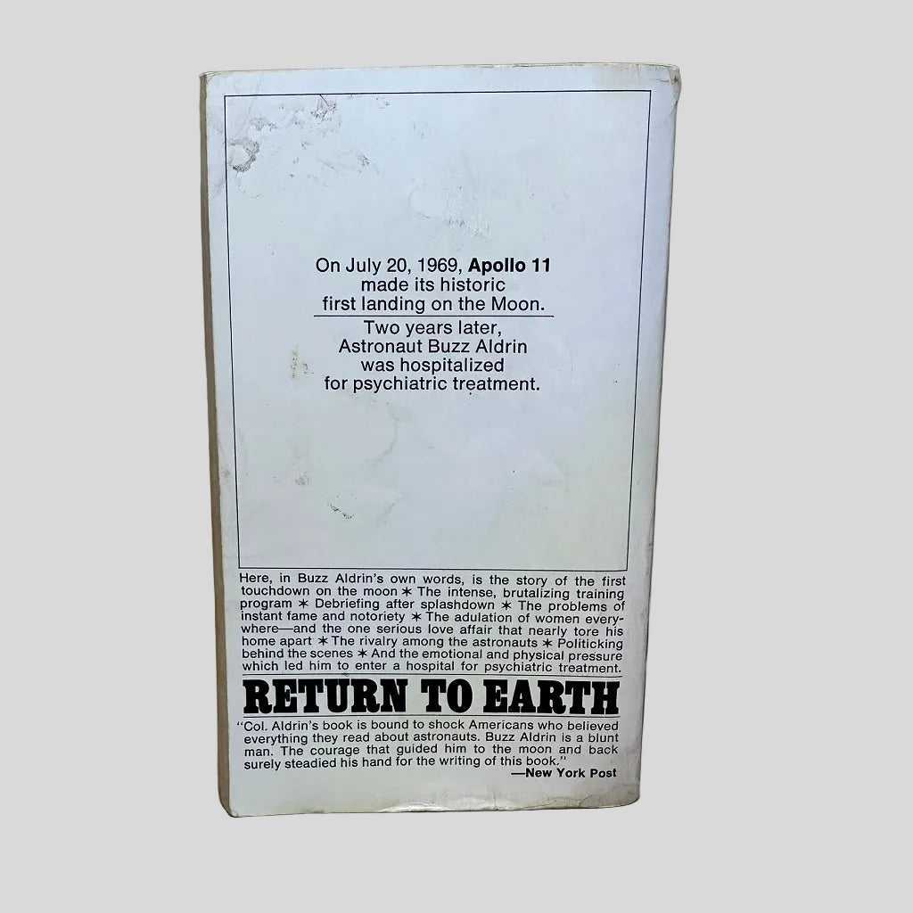 Return to Earth by Colonel Edwin E. "Buzz" Aldren, Jr.